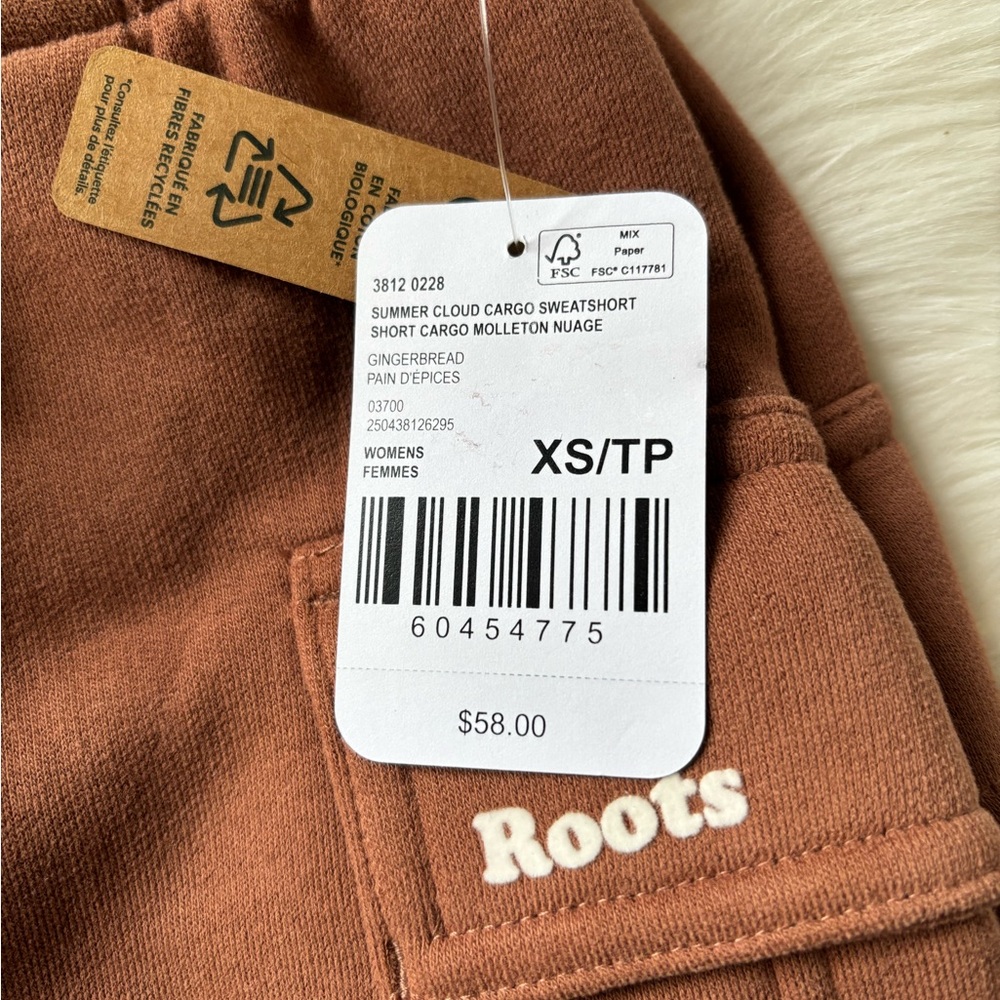 NWT Roots Cargo Shorts - Picture 5 of 6